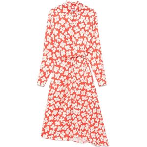 Msgm, Dames, Jurken, Rood, Maat: M