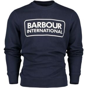 Barbour, Heren, Sweatshirts & Hoodies, Blauw, Maat: XL Katoen,