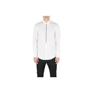 Dsquared2 Casual wit overhemd , White , Heren , Maat: M
