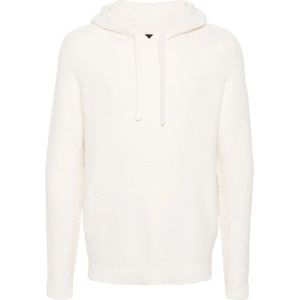 Roberto Collina, Heren, Sweatshirts & Hoodies, Beige, Maat: L Katoen,