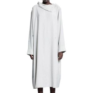 Studio Nicholson, Dames, Jurken, Grijs, Maat: S Modal,