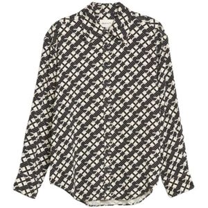 Gant, Dames, Blouses & Shirts, Veelkleurig, Maat: L Viscose,