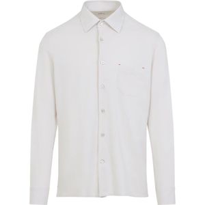 Kiton, Heren, Overhemden, Wit, Maat: 2XL Katoen,
