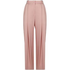 Nina Ricci, Dames, Broeken, Roze, Maat: S Satijn,