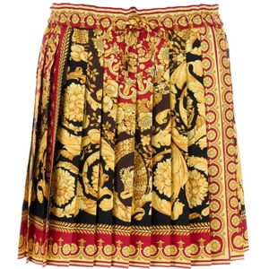 Versace, Dames, Rokken, Veelkleurig, Maat: XS Zijde,