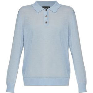 Rag & Bone, Dames, Truien, Blauw, Maat: S Kasjmier,