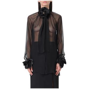 Dolce & Gabbana - Blouse - Zwart - Zijde