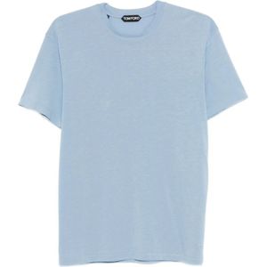 Tom Ford, Heren, Tops, Blauw, Maat: M