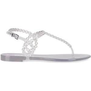 Aquazzura, Dames, Schoenen, Grijs, Maat: 38 1/2 EU