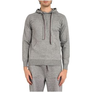 Daniele Alessandrini, Heren, Sweatshirts & Hoodies, Grijs, Maat: M Viscose,