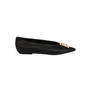 Burberry Stijlvolle zwarte ballerina`s , Black , Dames , Maat: 37 EU