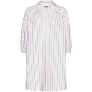 Ganni, Dames, Jurken, Paars, Maat: S Poliester,