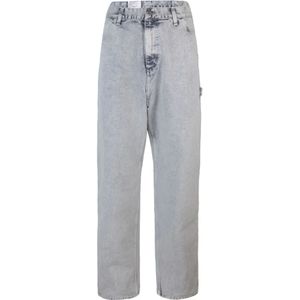 Carhartt Wip, Heren, Jeans, Grijs, Maat: W32 L30