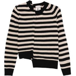 Semicouture, Dames, Truien, Veelkleurig, Maat: S Wol,