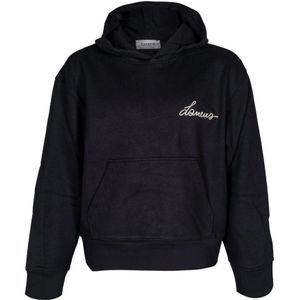 Laneus, Heren, Sweatshirts & Hoodies, Zwart, Maat: S Katoen,