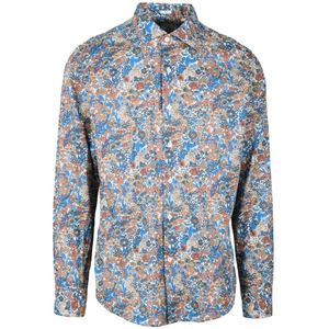 Himon's, Heren, Overhemden, Veelkleurig, Maat: 2XL Katoen,