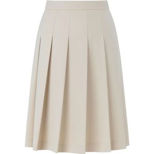 Max Mara Studio, Dames, Rokken, Grijs, Maat: XS Wol,