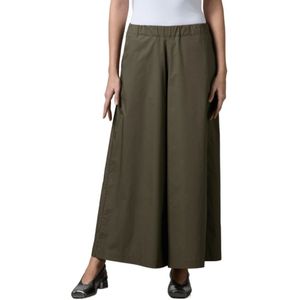 Roberto Collina, Dames, Broeken, Groen, Maat: XS Katoen,