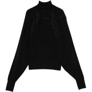 Liu Jo, Dames, Truien, Zwart, Maat: XS Wol,