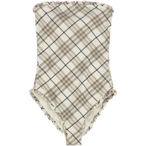 Burberry, Dames, Badkleding, Beige, Maat: M Polyamide,
