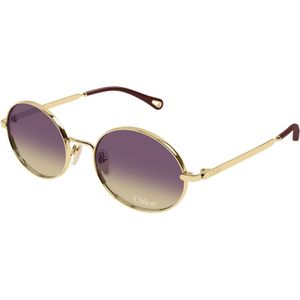 Chloé - Zonnebril - Geel - 55 MM