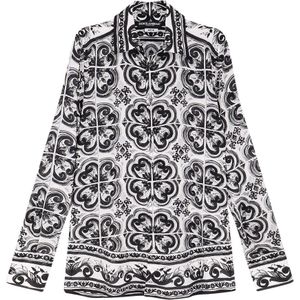 Dolce & Gabbana, Heren, Overhemden, Veelkleurig, Maat: S Zijde,