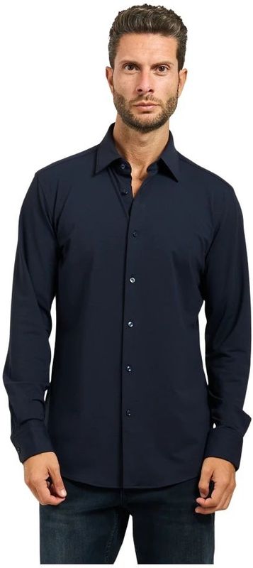 BOSS - HANK - Slim Fit Overhemd - Effen - Lange Mouwen