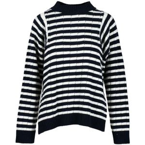 Weekend Max Mara, Dames, Truien, Blauw, Maat: S Wol,