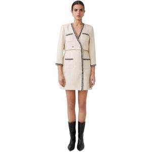 Suncoo, Dames, Jurken, Wit, Maat: M