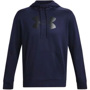Under Armour - Fleece Big Logo - Hoodie - Zwart - Lichtgewicht en Ademend