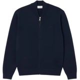 Regular fit gebreid jack van katoenmix