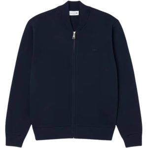 Lacoste, Heren, Jassen, Blauw, Maat: S Katoen,