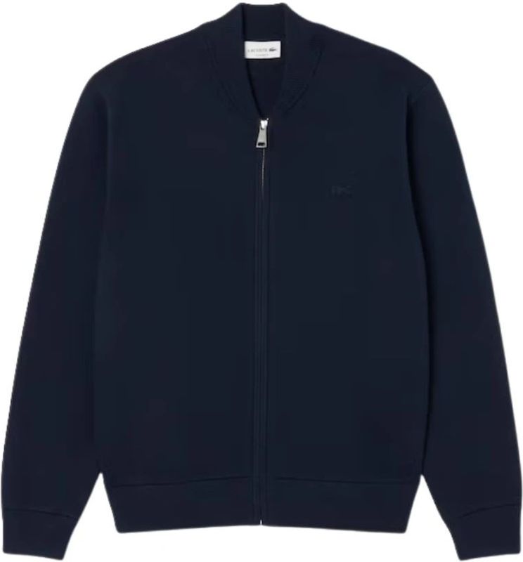 Regular fit gebreid jack van katoenmix