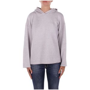 Dondup, Dames, Sweatshirts & Hoodies, Grijs, Maat: M Katoen,