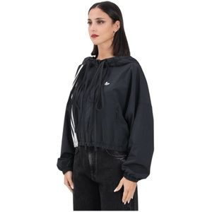 Adidas Originals - Ribbon Off Placed 3 Stripes - Windjack - Zwart - Dames