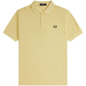 Fred Perry, Heren, Tops, Geel, Maat: L Katoen,