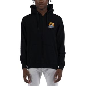 Vans, Heren, Sweatshirts & Hoodies, Zwart, Maat: L Katoen,