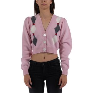 Alessandra Rich, Dames, Truien, Roze, Maat: XS