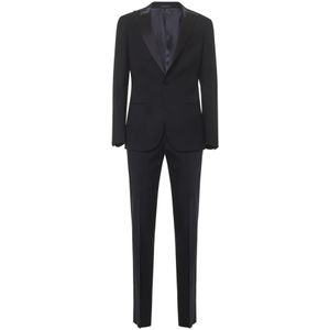 Giorgio Armani, Heren, Pakken, Blauw, Maat: XL Zijde,