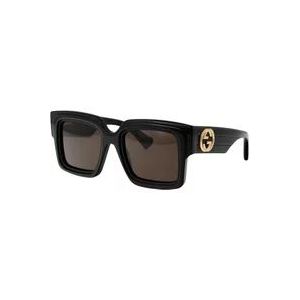 Gucci Stijlvolle zonnebril Gg1307S , Black , Dames , Maat: 51 MM