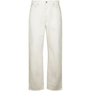 Carhartt Wip - Slim-Fit Jeans - Licht Beige - Katoen - Vijf Zakken