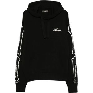 Amiri, Heren, Sweatshirts & Hoodies, Zwart, Maat: L Katoen,