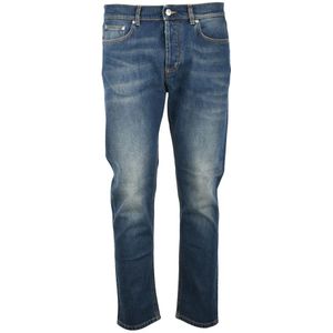 Mauro Grifoni, Heren, Jeans, Blauw, Maat: W29 Katoen,