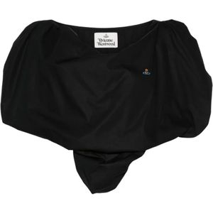 Vivienne Westwood, Dames, Blouses & Shirts, Zwart, Maat: XS Katoen,