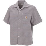 Carhartt WIP Overhemd 'Gellar'  beige / lichtblauw / lila / offwhite