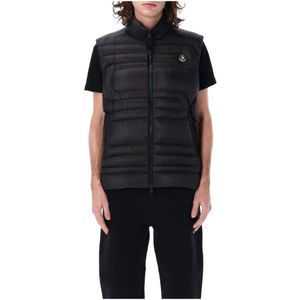 Moncler, Heren, Jassen, Zwart, Maat: XL Polyamide,