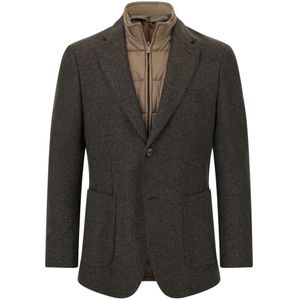 Boggi Milano, Heren, Jassen, Bruin, Maat: XS Wol,