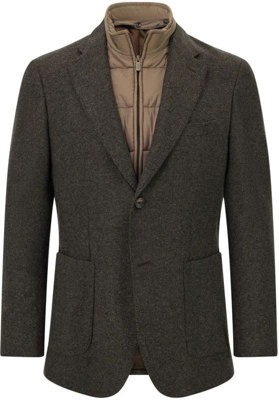 Boggi Milano, Heren, Jassen, Bruin, Maat: XS Wol,