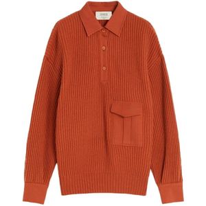 Weekend Max Mara, Dames, Truien, Bruin, Maat: M Wol,