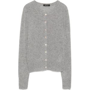 Aragona, Dames, Truien, Grijs, Maat: L Kasjmier,